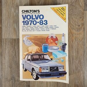 Chilton's Repair & Tune Up Guide Volvo 1970-83 1800E 142S 242DL 245DL
